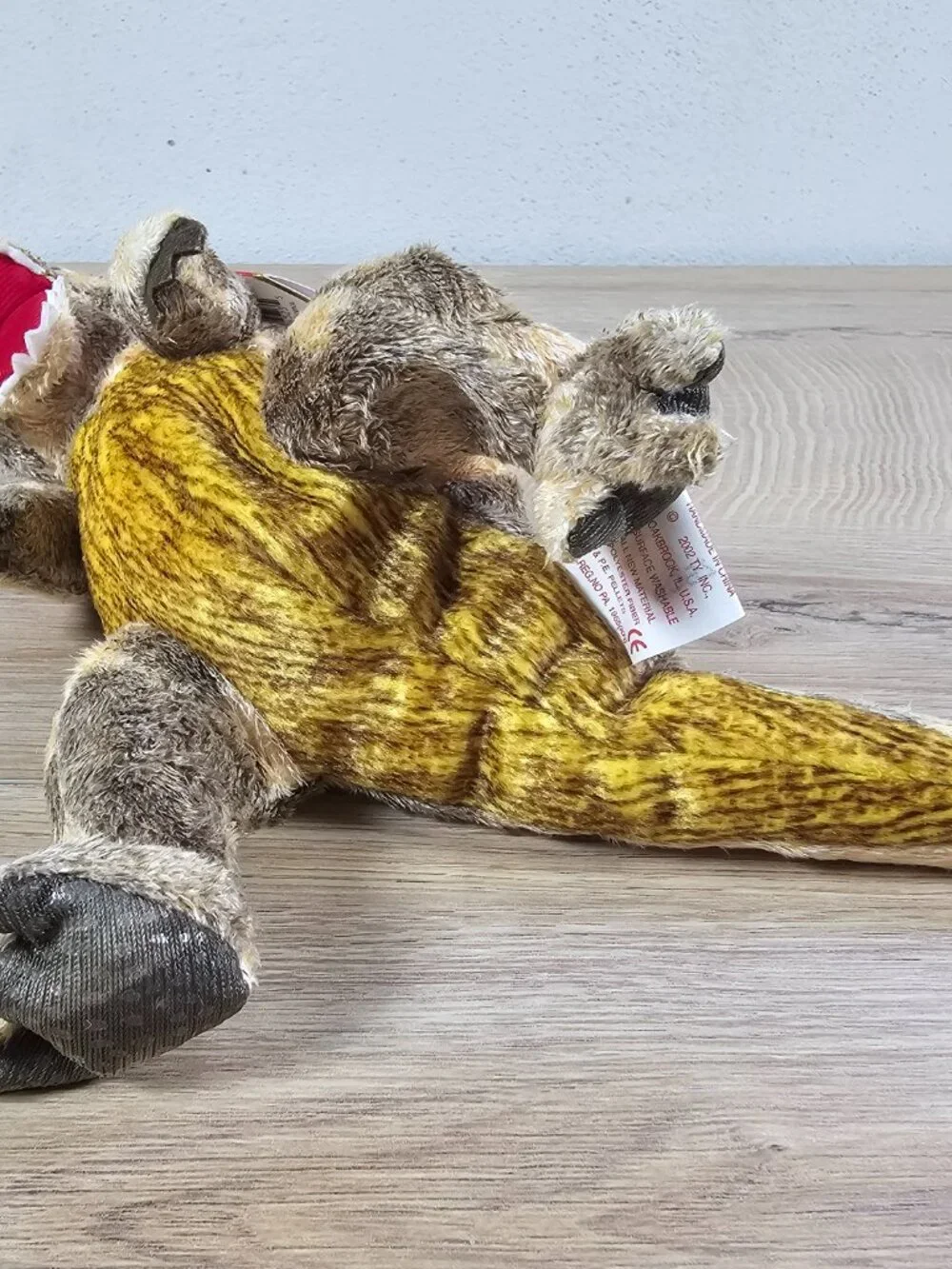 Ty Beanie Babies Toothy T-Rex Dinosaur Beanbag Plush Toy w/ Tags Vintage 2002